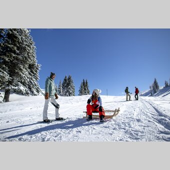 Schneeschuhwandern auf der Frauenalpe | © STG | Tom Lamm