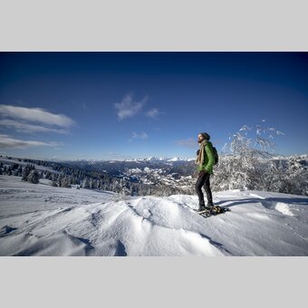 Schneeschuhwandern auf der Frauenalpe  | © STG | Tom Lamm