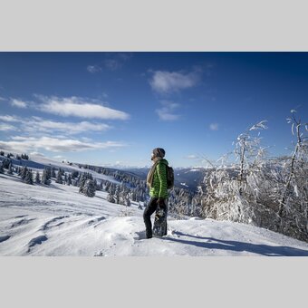 Schneeschuhwandern auf der Frauenalpe | © STG | Tom Lamm
