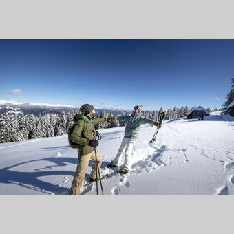 Schneeschuhwandern auf der Frauenalpe | © STG | Tom Lamm
