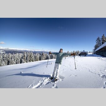 Schneeschuhwandern auf der Frauenalpe | © STG | Tom Lamm