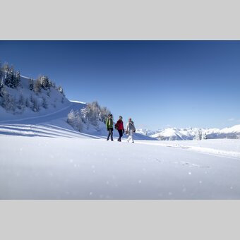 Winterwandern auf der Frauenalpe | © STG | Tom Lamm
