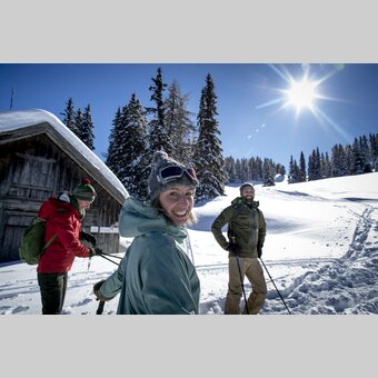 Schneeschuhwandern auf der Frauenalpe  | © STG | Tom Lamm