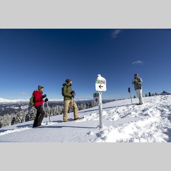 Schneeschuhwandern auf der Frauenalpe | © STG | Tom Lamm
