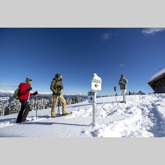 Schneeschuhwandern auf der Frauenalpe | © STG | Tom Lamm