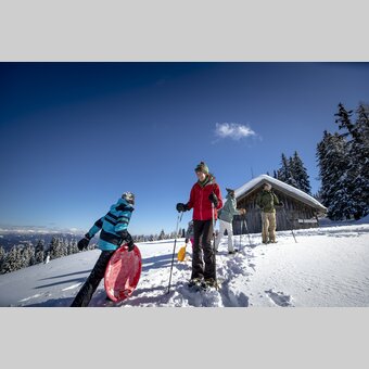 Schneeschuhwandern auf der Frauenalpe | © STG | Tom Lamm