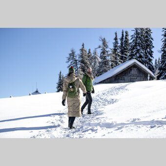 Winterwandern auf der Frauenalpe  | © STG | Tom Lamm