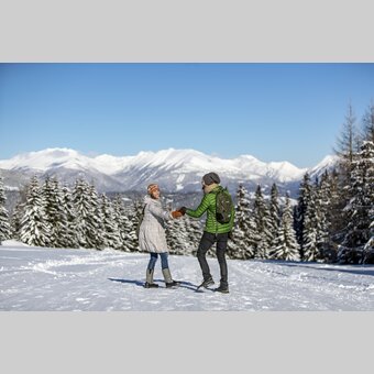 Spazieren gehen auf der Frauenalpe | © STG | Tom Lamm