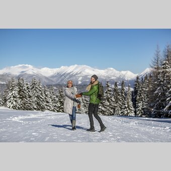 Spazieren gehen auf der Frauenalpe | © STG | Tom Lamm