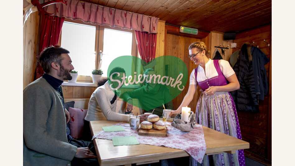 In der Murauer Hütte auf der Frauenalpe | © STG | Tom Lamm