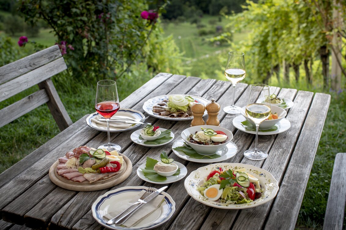 Aufgetischt: die Buschenschankjause | © STG | Tom Lamm