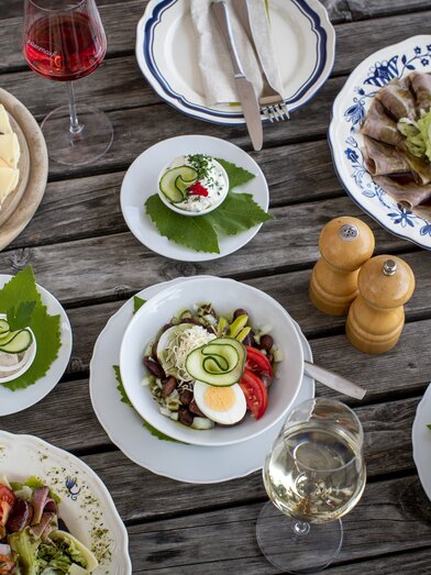 Aufgetischt: die Buschenschankjause | © STG | Tom Lamm