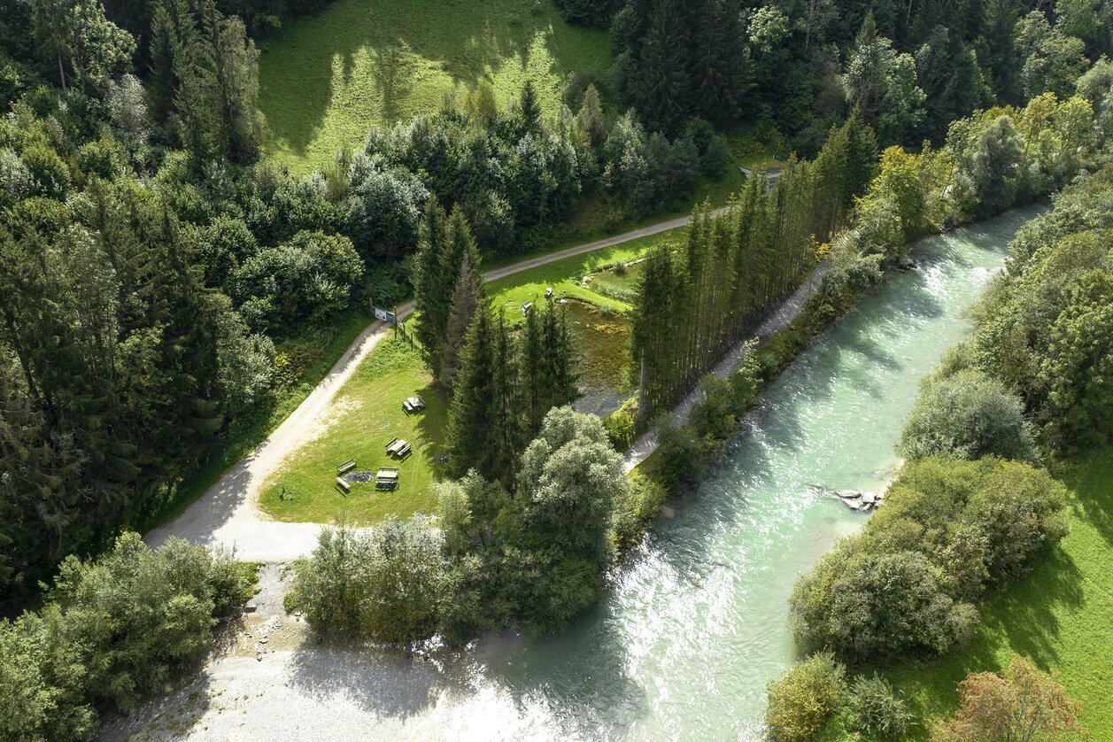 Rastplatz an der Enns bei Schladming | © STG | Tom Lamm