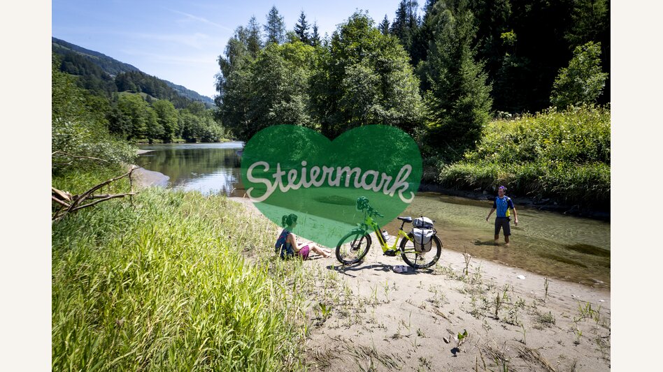 Abkühlung am Murradweg | © STG | Tom Lamm