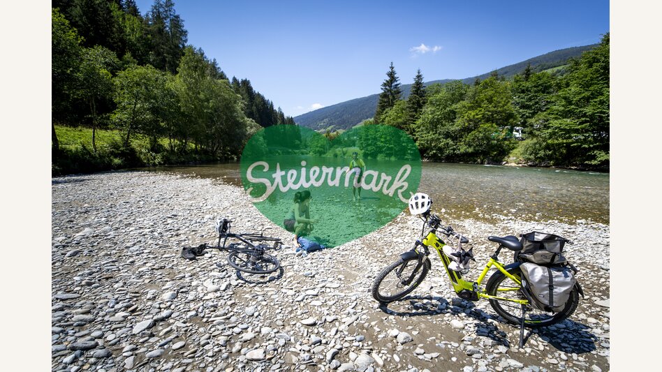 Abkühlung am Murradweg bei St. Ruprecht ob Murau | © STG | Tom Lamm