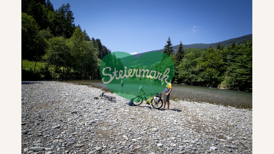 Abkühlung am Murradweg bei St. Ruprecht ob Murau | © STG | Tom Lamm
