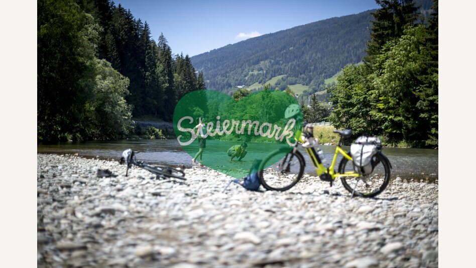 Abkühlung am Murradweg bei St. Ruprecht ob Murau | © STG | Tom Lamm