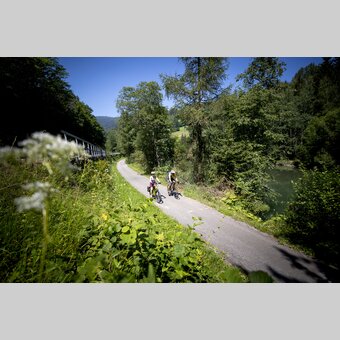 Am Murradweg bei St. Georgen ob Murau | © STG | Tom Lamm