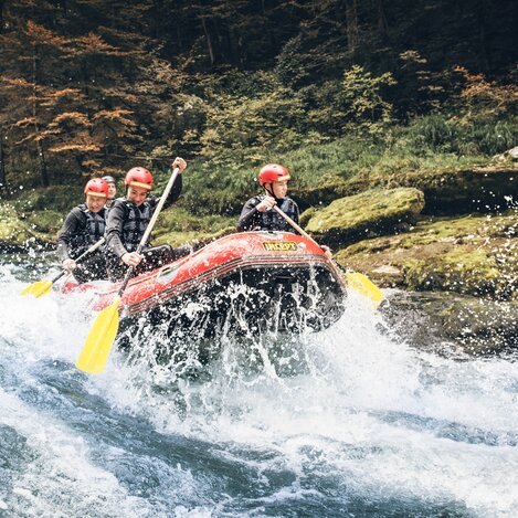Raftingtour auf der Salza | © Nationalpark Gesäuse | Stefan Leitner