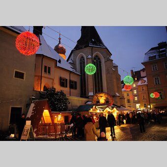 Franziskanerplatz in Graz im Advent | © STG | Gery Wolf