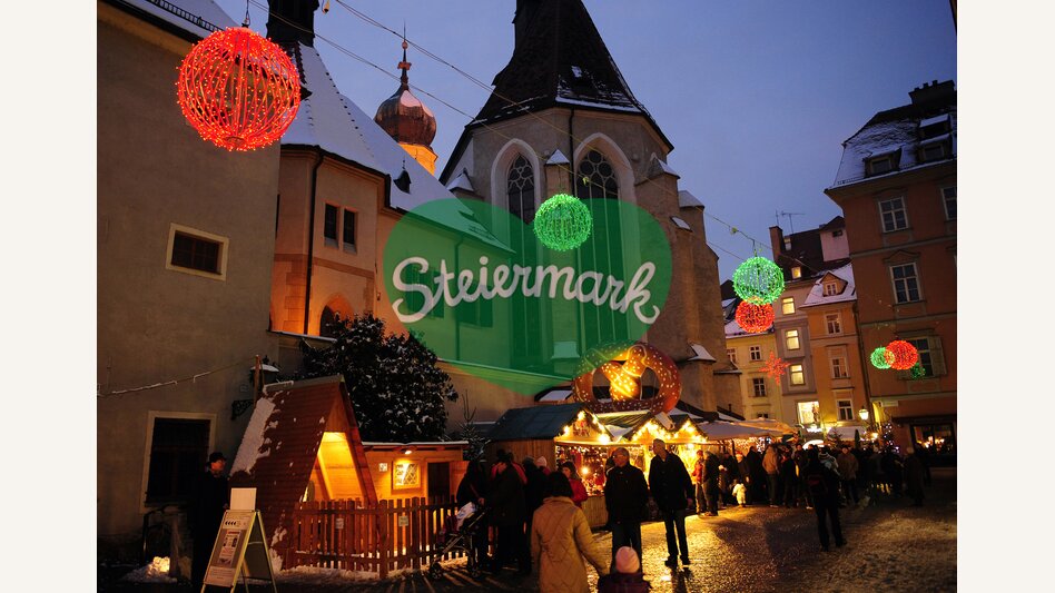 Franziskanerplatz in Graz im Advent | © STG | Gery Wolf