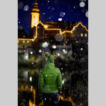 Blick auf Frohnleiten im Advent, Region Graz | © STG | Tom Lamm