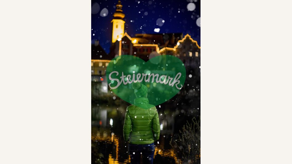 Blick auf Frohnleiten im Advent, Region Graz | © STG | Tom Lamm