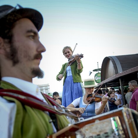 Musik bei steirischen Festen (hier die Kobenzer Streich) | © STG | Michael Strobl