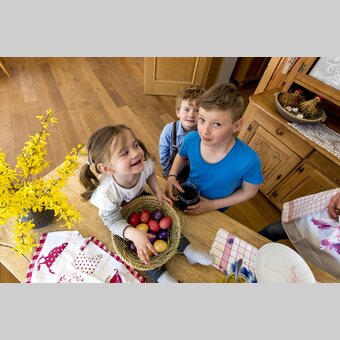 Ostereier färben am Zehenthof in Semriach | © STG | Tom Lamm