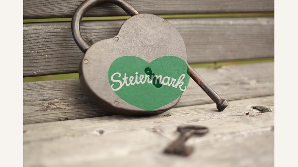 Vorhangschloss in Herzform aus dem 18. Jh. im Schlüsselmuseum Graz | © STG | Bernhard Loder