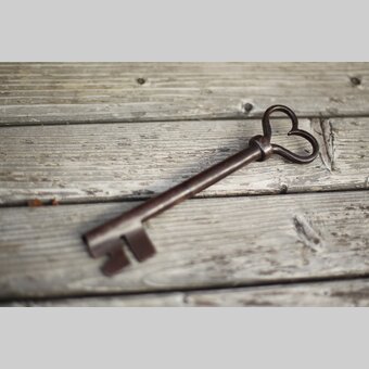 Herzschlüssel aus dem 17. Jh. im Schlüsselmuseum Graz | © STG | Bernhard Loder