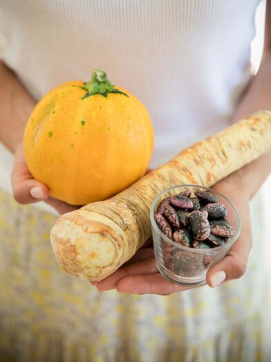 Styrian natural products: Pumpkin, horseradish and scarlet runner bean | © Parktherme Bad Radkersburg | Harald Eisenberger