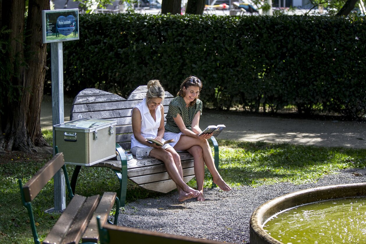 Leseecke im Kurpark von Bad Gleichenberg | © STG | Tom Lamm