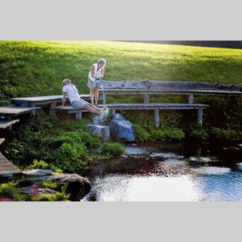 Abkühlung bei der Zeutschacher Ursprungsquelle  | © STG | Tom Lamm