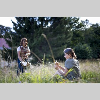 Beim Kräuter sammeln | © STG | Tom Lamm