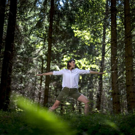 Yoga im Wald | © STG | Tom Lamm