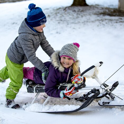 Bergauf rodeln | © STG | Tom Lamm