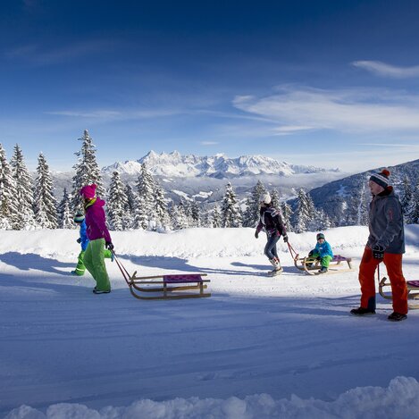 Rodeln auf der Hochwurzen | © STG | Tom Lamm