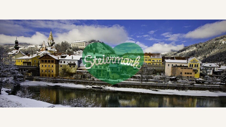 Blick über die Mur auf die Altstadt von Murau | © STG | Tom Lamm