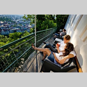 Starcke Häuschen am Grazer Schlossberg | © STG | Tom Lamm