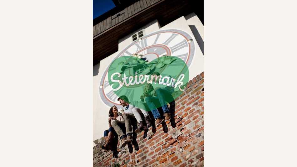 Am Grazer Schlossberg mit Uhrturm | © STG | Tom Lamm