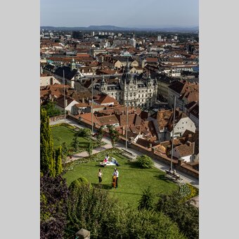 Picknick über den Dächern von Graz | © STG | Tom Lamm