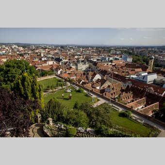 Picknick über den Dächern von Graz | © STG | Tom Lamm