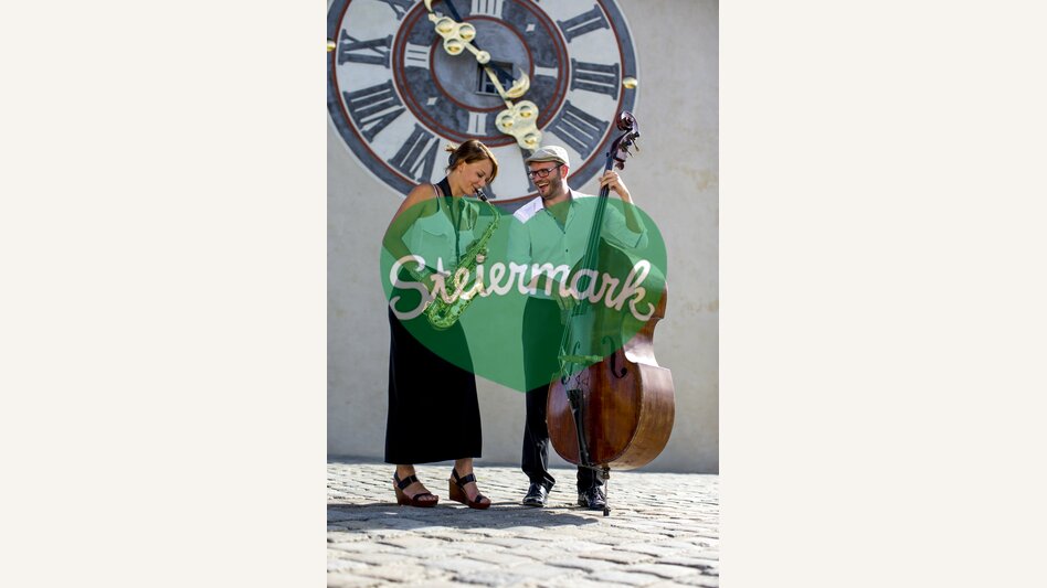 Uhrturm mit Musikern | © STG | Tom Lamm