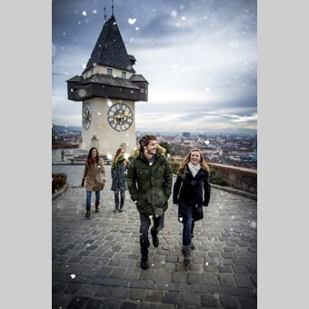 Grazer Uhrturm am Schlossberg | © STG | Tom Lamm