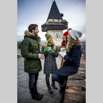 Grazer Uhrturm am Schlossberg | © STG | Tom Lamm