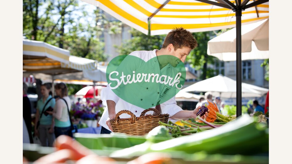 Einkaufen am Kaiser Josef Markt | © Graz Tourismus | Harald Eisenberger