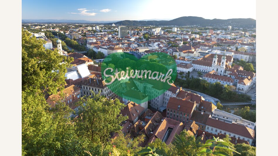 Blick vom Grazer Schlossberg | © STG | Harry Schiffer