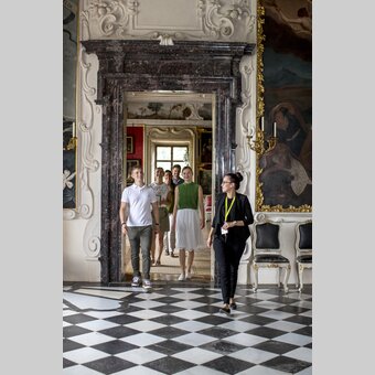 Führung im Planetensaal in Schloss Eggenberg, UNESCO Weltkulturerbe | © STG | Tom Lamm