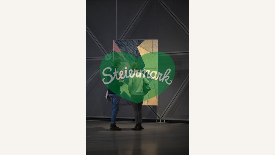 Kunstwerk von Olaf Holzapfel, Fluß, 2019, im Kunsthaus in Graz | © STG | Punkt & Komma